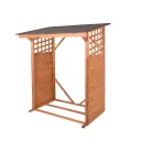 ROJAPLAST - fenyőfából készült kültéri fatároló 168 x 130 x 60 cm  151/151