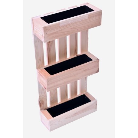 ROJAPLAST EUR PALETTA fenyőfából készült virágtartó állvány - natúr  15710