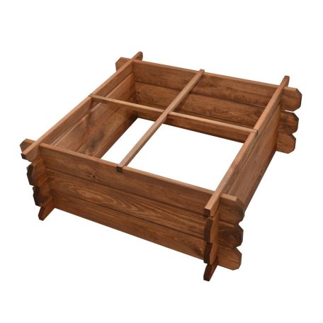 ROJAPLAST fenyőfából készült virág- és növénytartó 80 x 80 cm  16281