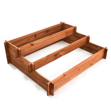 ROJAPLAST fenyőfából készült lépcsős kialakítású virág- és növénytartó  16285