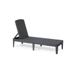 ALLIBERT JAIPUR exkluzív polyrattan kerti nyugágy - grafit - 188 cm  235162