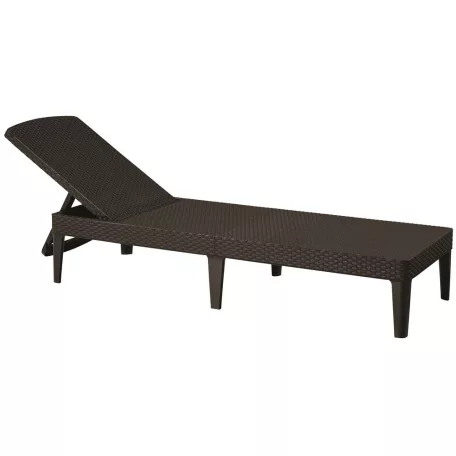 ALLIBERT JAIPUR exkluzív polyrattan kerti nyugágy - barna - 188 cm  235164
