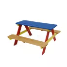 ROJAPLAST PIKNIK fenyőfából készült kerti bútor garnitúra gyerekeknek  243/3