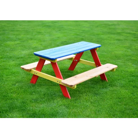 ROJAPLAST PIKNIK fenyőfából készült kerti bútor garnitúra gyerekeknek  243/3