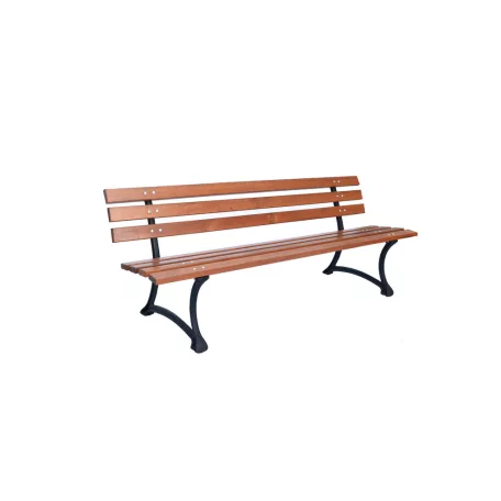 ROJAPLAST fenyőfából készült, fém szerkezetű, konvencionális kerti pad, 180 cm 243