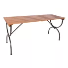 ROJAPLAST BRAVO fenyőfából készült összecsukható kerti bútor garnitúra, 180 cm  245/9