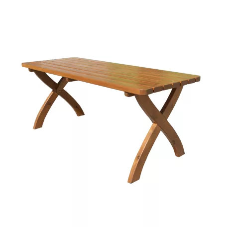 ROJAPLAST STRONG MASIV fenyőfából készült kerti asztal, 180 cm  281/3