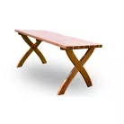 ROJAPLAST STRONG MASIV fenyőfából készült kerti asztal, 180 cm  281/3
