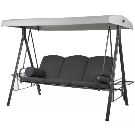 DAJAR SALERNO FÉM KERTI HINTAÁGY TETŐVEL - 024-07