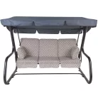 DAJAR RIMINI lehajtható fém kerti hintaágy, tetővel - 030-05 480505