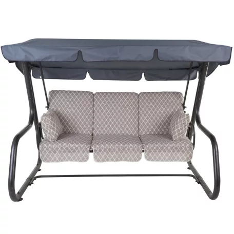 DAJAR RIMINI lehajtható fém kerti hintaágy, tetővel - 030-05 480505