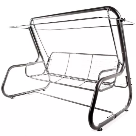 DAJAR RIMINI lehajtható fém kerti hintaágy, tetővel - 030-05 480505