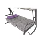 DAJAR VENEZIA lehajtható fém kerti hintaágy tetővel - mintás (028-06)  483088