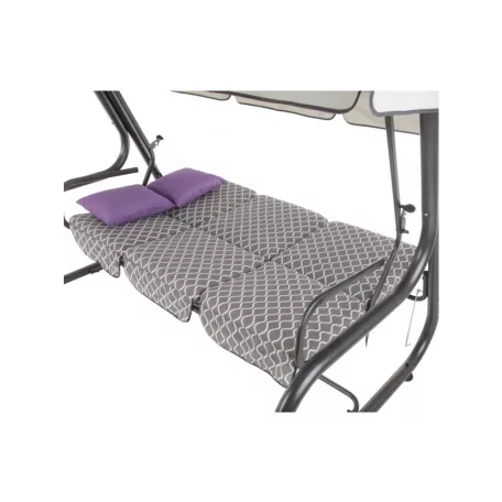 DAJAR VENEZIA lehajtható fém kerti hintaágy tetővel - mintás (028-06)  483088