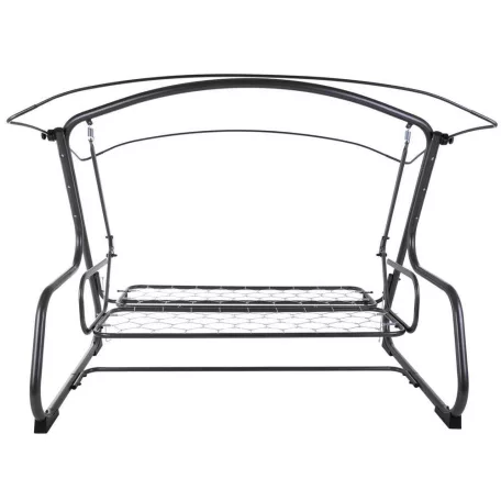 DAJAR RAVENNA exkluzív lehajtható fém kerti hintaágy - kockás (6049-03)  483135