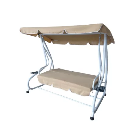 ROJAPLAST tartalék tetőponyva és párna a DE LUXE hintaágyhoz - bézs  58/202