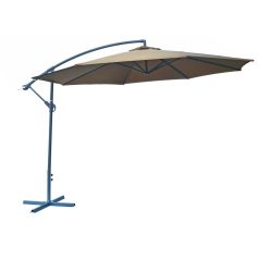   ROJAPLAST 8080 függő napernyő, hajtókarral - barna - ø 350 cm  601/8