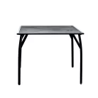 ROJAPLAST ZWMT-90 fém kerti asztal, 90 x 90 x 72 cm - fekete 609/13