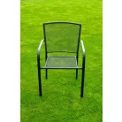 ROJAPLAST ZWMC-19 fém kerti szék, 62 x 56,5 x 88 cm - fekete 609/1