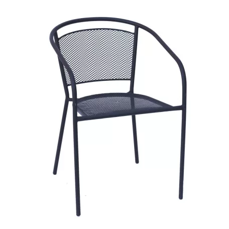 ROJAPLAST ZWMC-32 fém kerti szék, 58 x 54,5 x 74,5 cm - fekete  609/2