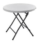 Rojaplast összecsukható körasztal, 80 cm – fehér 612/3