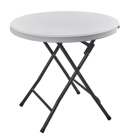 Rojaplast összecsukható körasztal, 80 cm – fehér 612/3