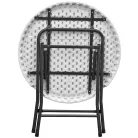 Rojaplast összecsukható körasztal, 80 cm – fehér 612/3