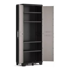 KETER PRO TALL műanyag szekrény, szürke