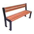 ROJAPLAST OPOLANY fenyőfáből készült, fém szerkezetű kerti pad, 162 cm  CL1001