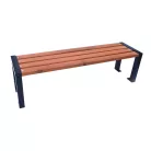 ROJAPLAST OPOLÁNKY fenyőfáből készült, fém szerkezetű kerti pad, 162 cm  CL1010
