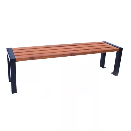 ROJAPLAST OPOLÁNKY fenyőfáből készült, fém szerkezetű kerti pad, 162 cm  CL1010