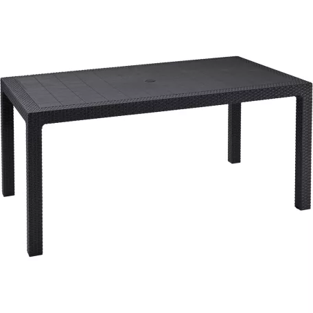 KETER MELODY polyrattan kerti asztal, 161 cm - grafit