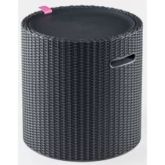   KETER COOL STOOL egy dohányzóasztal tároló funkcióval - grafit