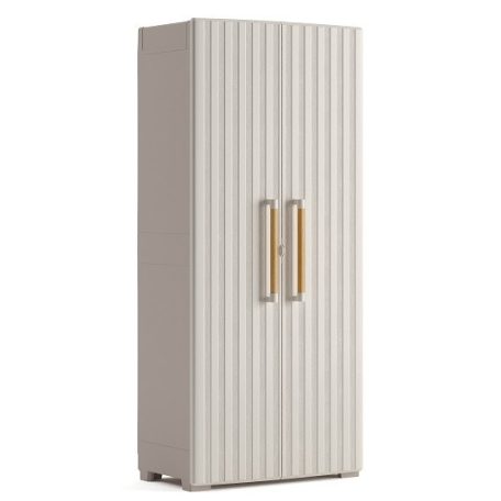 KETER GROOVE TALL MŰANYAG SZEKRÉNY BÉZS, 180 CM
