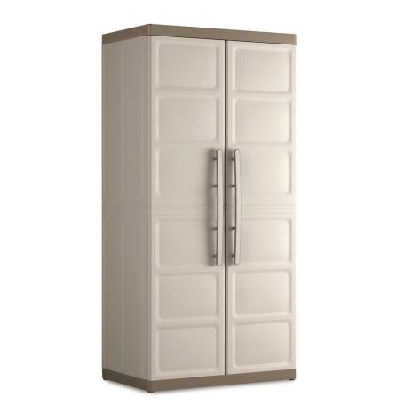 KETER EXCELLENCE HIGH XL műanyag szekrény - bézs/barna - 181 cm