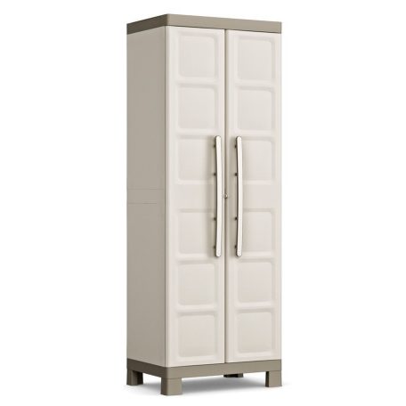 KETER EXCELLENCE HIGH műanyag szekrény - bézs/barna - 182 cm