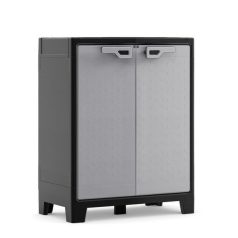 KETER TITAN LOW műanyag szekrény - szürke - 100 cm
