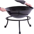 ROJAPLAST ETNA hordozható fém tűzrakó/grillező - Ø 60 cm KY6054