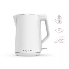  AENO AENO AEK0002 EK2 vízforraló, 2200 W, 1.5 liter kapacitás, dupla falú, LED kijelzés, fehér SOM-AEK0002