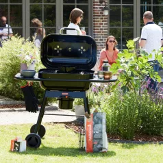   Barbecook BC-CHA-1069 Magnus prémium faszenes grill – XL öntöttvas rács, 14 főre