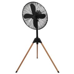   HOME Home SF45 álló fém ventilátor, 60 W, 45 cm névleges lapátátmérő, 4 lapát, 3 fokozat, oszcillálás, állítható magasság és dőlésszög SOM-SF45