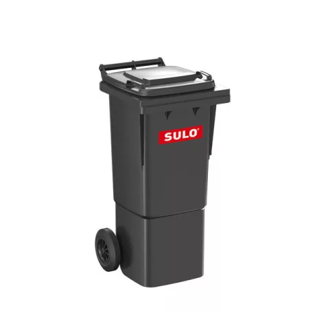 SULO 60 literes szemetes kuka – sötétszürke, 2 kerekes, MSZ EN 840-1
