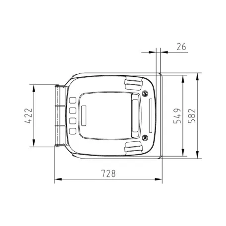 SULO 240 L SZEMETES KUKA- SÁRGA