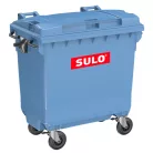 SULO 770 literes szemetes konténer (lapos tető) kék