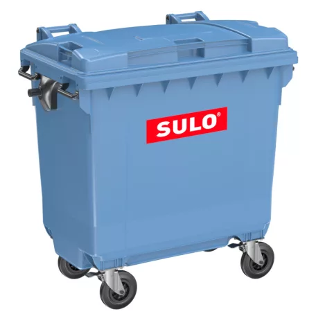 SULO 770 literes szemetes konténer (lapos tető) kék