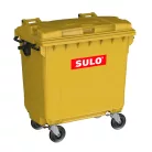 SULO 770 literes szemetes konténer (lapos tető) sárga