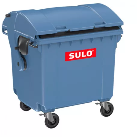 SULO 1100 literes szemetes konténer (domború tető) kék