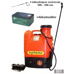  Agrimotor SX-15D Akkumulátoros háti permetező TRIPLA SZETT