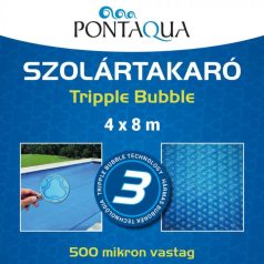 Szolár takaró 4 x 8 m 500micron Tripple Bubble