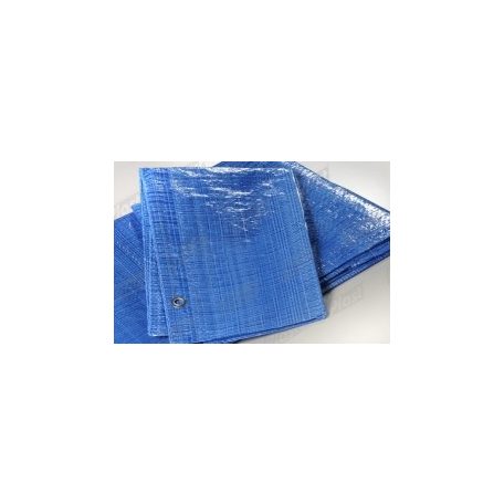 Professzionális, vízálló kék színű 12 x 18 méteres takaróponyva (50 gramm/négyzetméter)